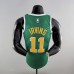 Boston Celtics IRVING#11 Green Gold NBA Jersey-3174589