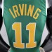 Boston Celtics IRVING#11 Green Gold NBA Jersey-3174589