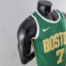 Boston Celtics BROWN#7 Green Gold NBA Jersey-5939402