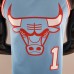 Chicago Bulls ROSE#1 Blue NBA Jersey-9928429