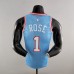 Chicago Bulls ROSE#1 Blue NBA Jersey-9928429