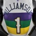 2018 New Orleans Pelicans WLLIAMSIN#1 Urban Edition White NBA Jersey-1554941