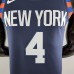 New York Knicks ROSE #4 Striped NBA Jersey-1843672