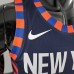 New York Knicks Barrett #9 Striped NBA Jersey-7841958