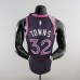Minnesota Timberwolves TOWNS#32 Black and Purple NBA Jersey-7381495