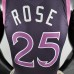 Minnesota Timberwolves ROSE#25 Black and Purple NBA Jersey-967192
