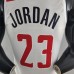 75th Anniversary JORDAN #23 Wizards Black Red White NBA Jersey-5952525