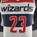 75th Anniversary JORDAN #23 Wizards Black Red White NBA Jersey-5952525