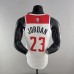 75th Anniversary JORDAN #23 Wizards Black Red White NBA Jersey-5952525
