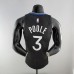 2020 POOLE#3 Warriors City Edition Black Grey NBA Jersey-7554389