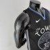 2020 Curry#30 Warriors City Edition Black and Grey NBA Jersey-7443439