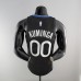 2020 KUMINGA#00 Warriors City Edition Black and Grey NBA Jersey-9634708