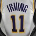 75th Anniversary IRVING #11 Los Angeles Lakers White NBA Jersey-238694