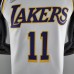 75th Anniversary IRVING #11 Los Angeles Lakers White NBA Jersey-238694