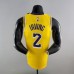 75th Anniversary IRVING #2 Los Angeles Lakers Yellow NBA Jersey-4540556