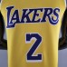75th Anniversary IRVING #2 Los Angeles Lakers Yellow NBA Jersey-4540556