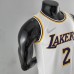 75th Anniversary IRVING #2 Los Angeles Lakers White NBA Jersey-2063127