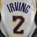 75th Anniversary IRVING #2 Los Angeles Lakers White NBA Jersey-2063127