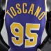 75th Anniversary TOSCANO #95 Los Angeles Lakers Jordan Purple NBA Jersey-7751517