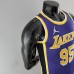 75th Anniversary TOSCANO #95 Los Angeles Lakers Jordan Purple NBA Jersey-7751517