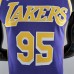 TOSCANO #95 Los Angeles Lakers Purple NBA Jersey-3605275