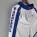 Golden State Warriors NBA Shorts White Blue Trim-3807141