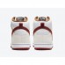 SB Dunk High Team Crimson Running Shoes-White/Red-4660918
