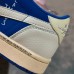 Air Jordan 1 Retro Low OG SP Fragment X Travis Scott Running Shoes-Blue/White-8694370