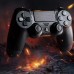 New PS4 PRO Gamepad PC PC version IOS mobile wireless Bluetooth steam controller-Black-4561857