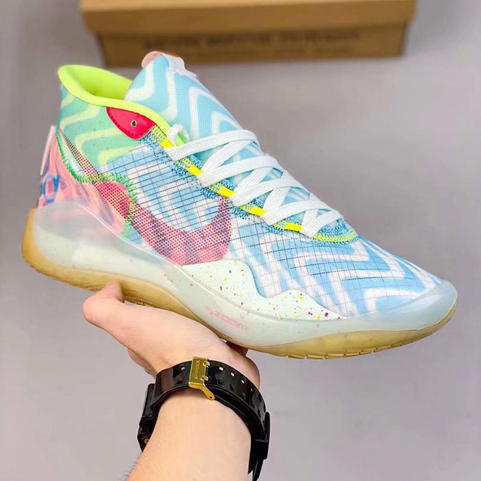 Zoom KD 12 Ep Basketball Shoes-Green/White-6014463