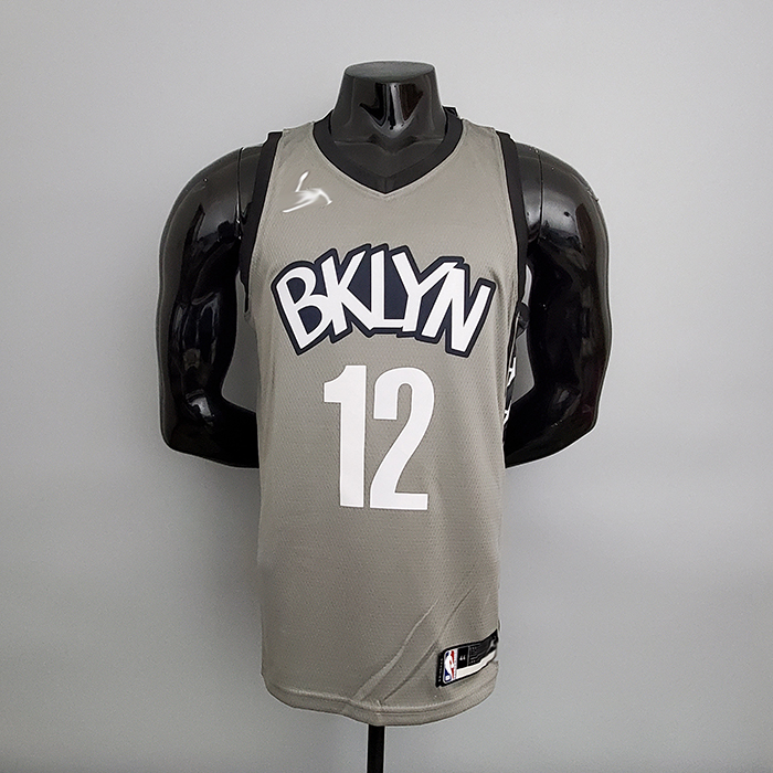Nets Harris#12 Flyers Grey NBA Jersey-6176105