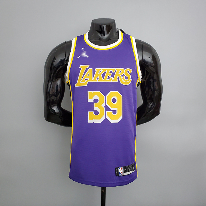 Los Angeles Lakers Howard#39 Crew Neck Purple (Flyers) NBA Jersey-1124841