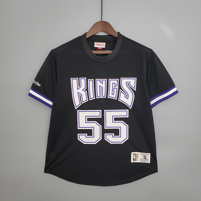 Mitchellness Kings No. 55 White Chocolate Williams Retro Mesh Short Sleeve-7794556