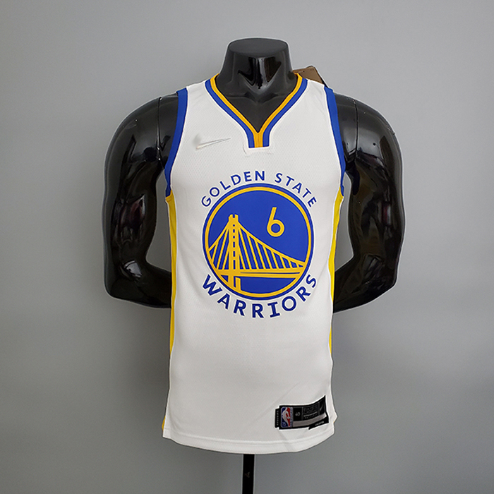 75th Anniversary Warriors White NBA Jersey #6 White NBA Jersey-2058067