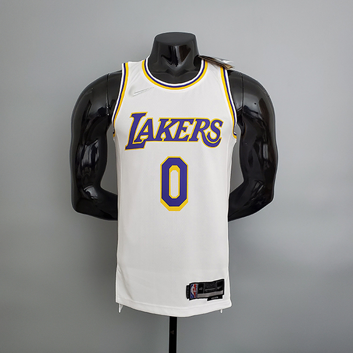 75th Anniversary Lakers White NBA Jersey #0 White NBA Jersey-1077422