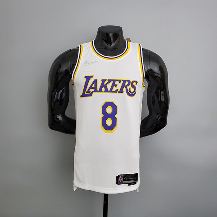 75th Anniversary Lakers White NBA Jersey #8 White NBA Jersey-5640543
