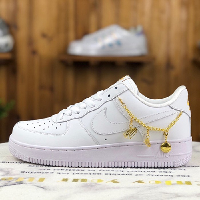 Air Force 1 Low AF1 Running Shoes-All White-8873495