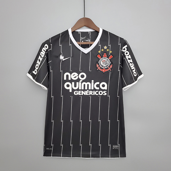 Retro 11/12 Corinthians away Jersey version short sleeve-8862101