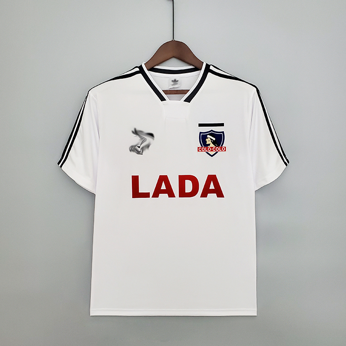 Retro 1991 colo colo home Jersey version short sleeve-9260696
