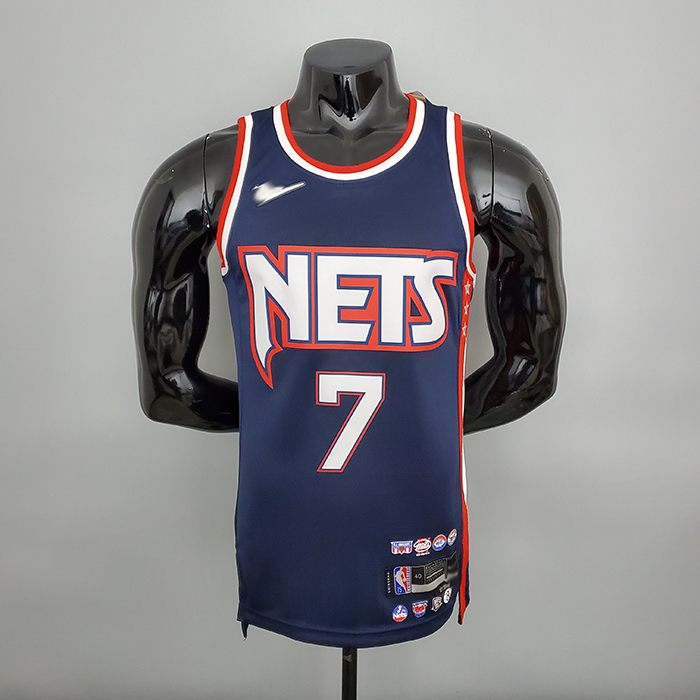 2022 75th Anniversary Harden #7 Nets City Edition Royal Blue NBA Jersey-5913607