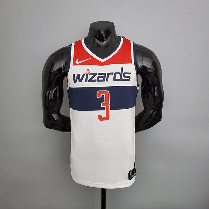 75th Anniversary beal#3 Washington Wizards Black Red White NBA Jersey-7574609