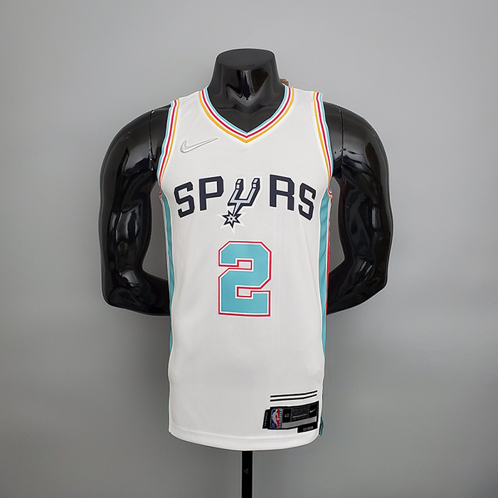2022 Season Leonard #2 San Antonio Spurs City Edition White NBA Jersey-7459461