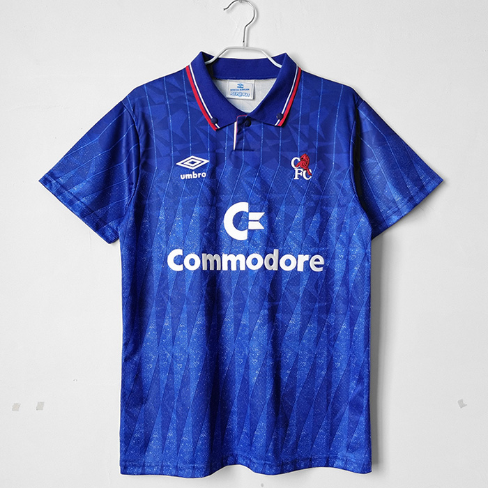 Retro 1989/91 Chelsea Home Jersey version short sleeve-7558264