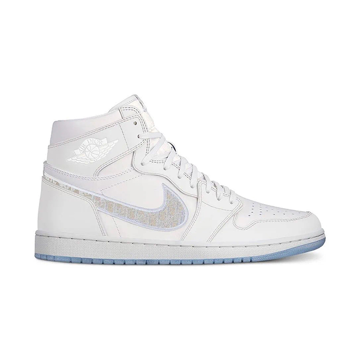 Air Jordan 1 AJ1 Zipper high Running Shoes-All White-7235898