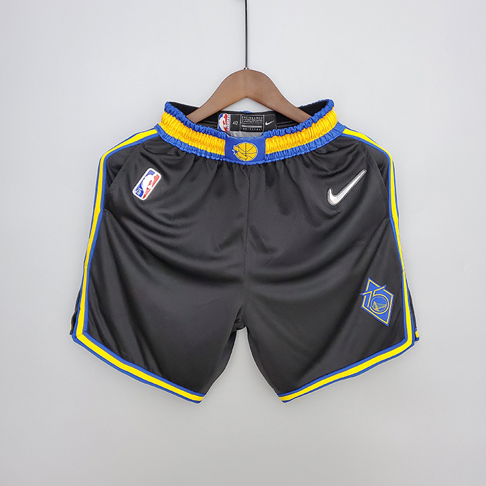 2022 Golden State Warriors City Edition Shorts Black NBA shorts black-8592597