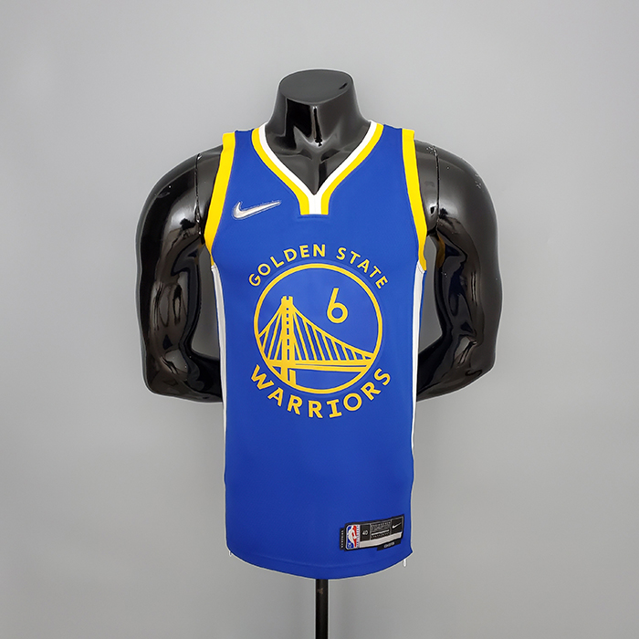 75th Anniversary YOUNG#6 Golden State Warriors Blue NBA Jersey-4255057