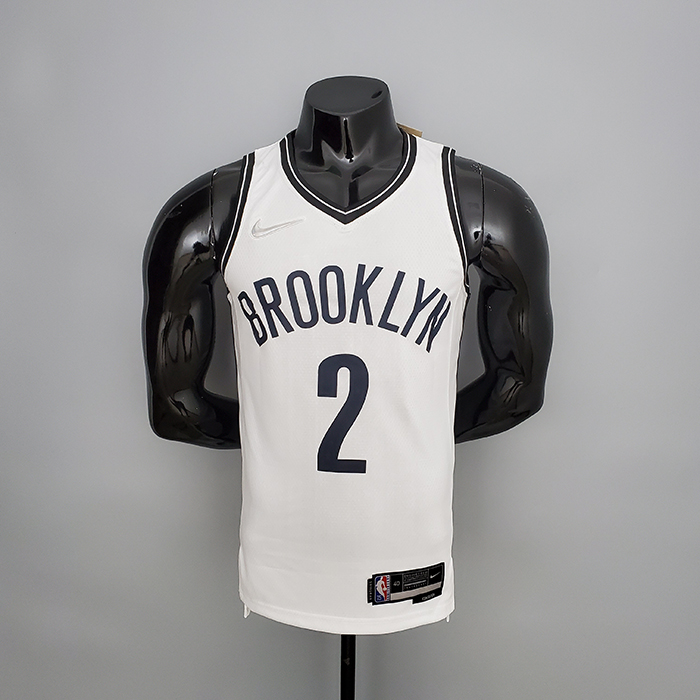 75th Anniversary GRIFFIN#2 Brooklyn Nets White NBA Jersey-3578369