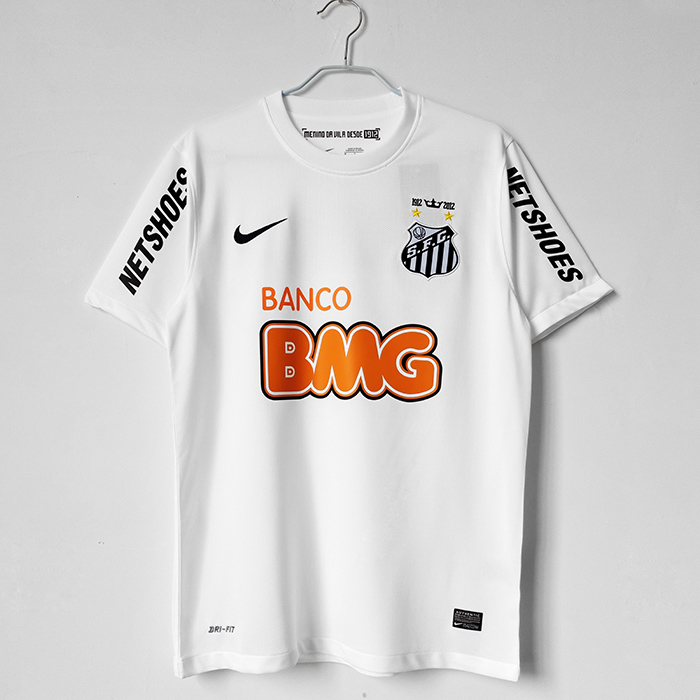 2013 Retro Santos Laguna Home Jersey version short sleeve-8052428