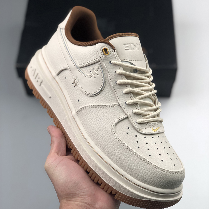 Air Force 1 Luxe Low Running Shoes-All White-5062464