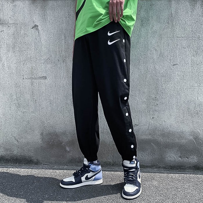 Fashion Casual Long Pants-Black-3181664